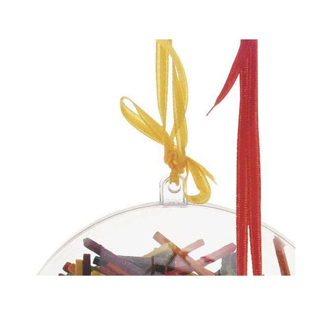 Satin ribbon 30mx3mm yellow red 2/pack