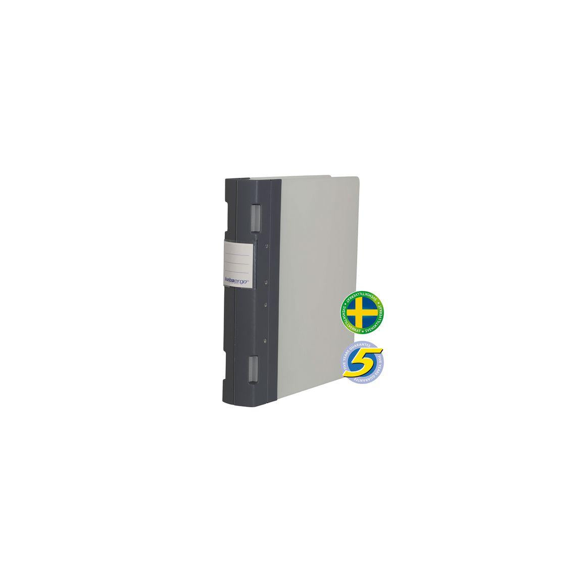 Fork binder KEBAErgo A4 55mm graphite grey