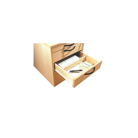 Drawer dividers for desk shelves