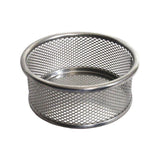 Gem cup metal mesh 118x50mm silver