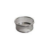 Gem cup metal mesh 118x50mm silver