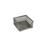 Mesh block box 100x100mm silver