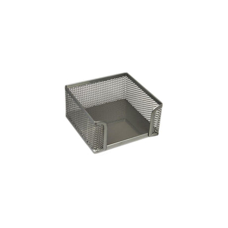 Mesh block box 100x100mm silver