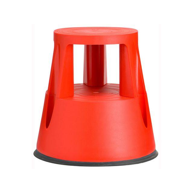 Step stool TWINCO Twin Lift red
