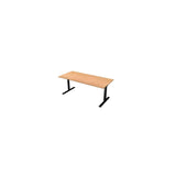 Table El 180x80cm beech veneer/black