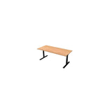 Table El 180x80cm beech laminate/black