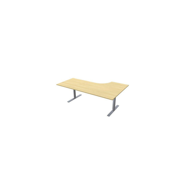 Table El left 200x120cm birch veneer/grey