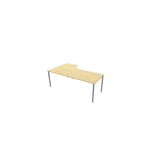Table right 200x120cm birch veneer/grey