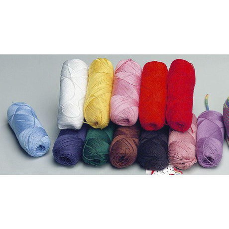 Crochet yarn 10 colours