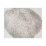 Carded undyed wool 1kg light grey