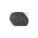 Carded undyed wool 1kg dark grey