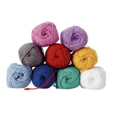 Cotton yarn 9 colours
