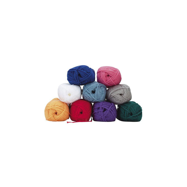 Acrylic yarn 9 colours