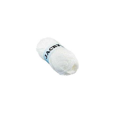 Acrylic yarn 50g white