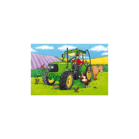 Floor puzzle tractor 60x40cm