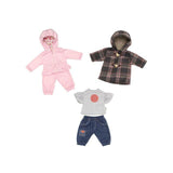 Doll clothes 42-48cm 3/pack