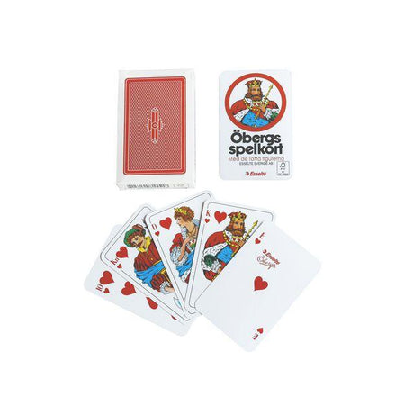 Deck of cards Öbergs red