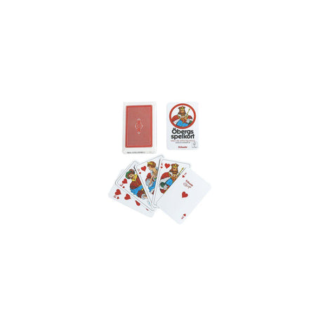 Deck of cards Öbergs red