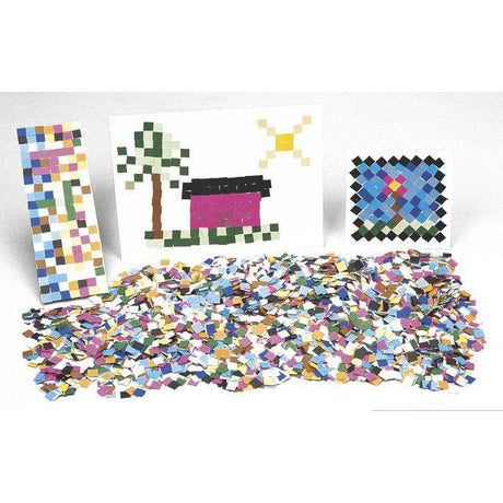 Cardboard mosaic 10x10mm 10000/pack