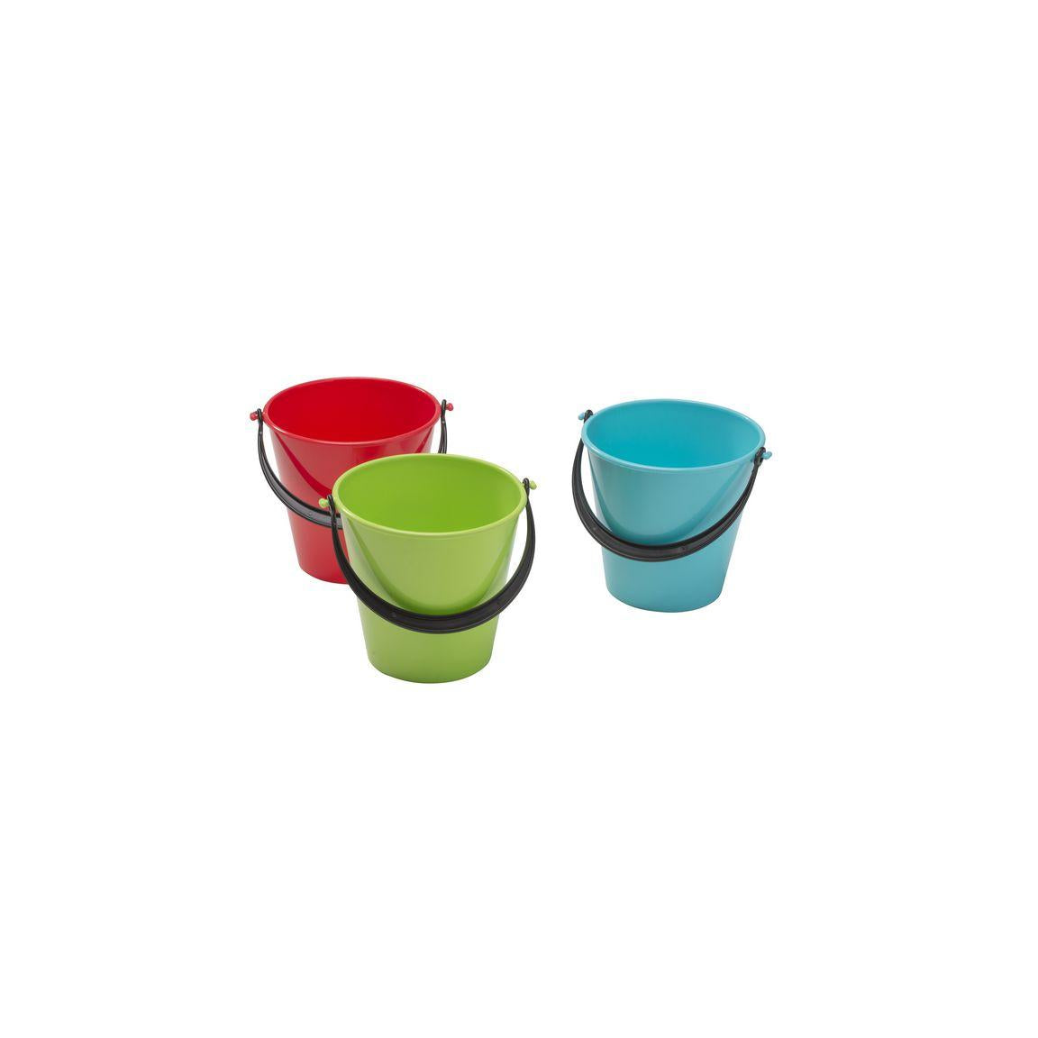 Buckets 2L 5/pack mixed colours