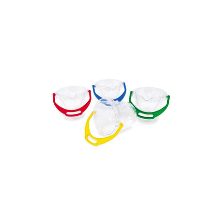 Bucket 1.2 L transparent coloured handles