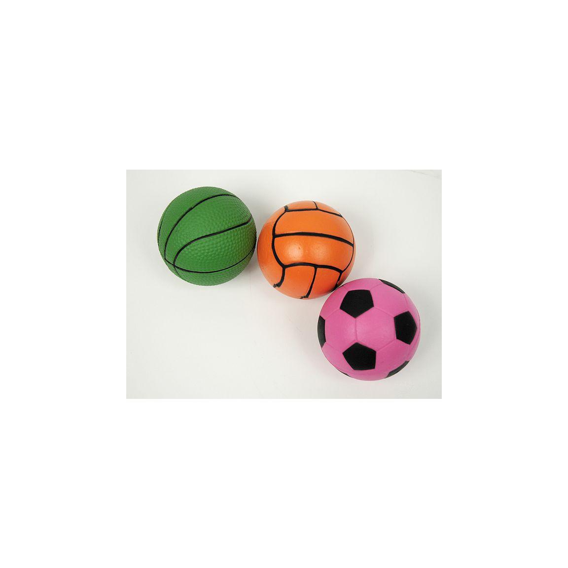 Ball set natural rubber 3/pc