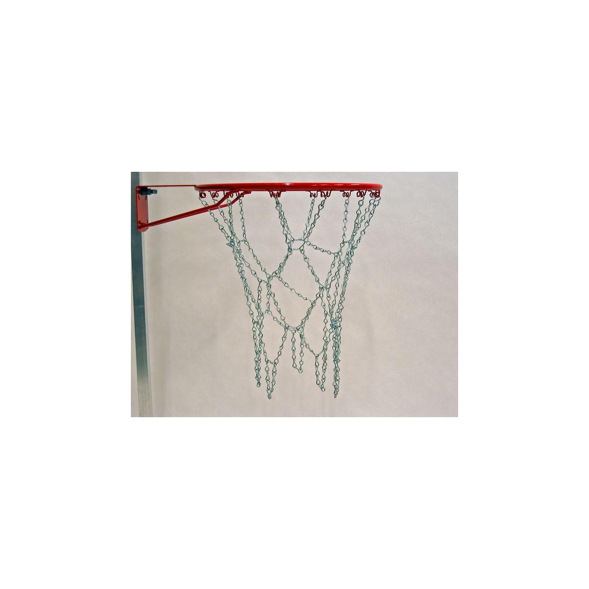 Metal basketball net