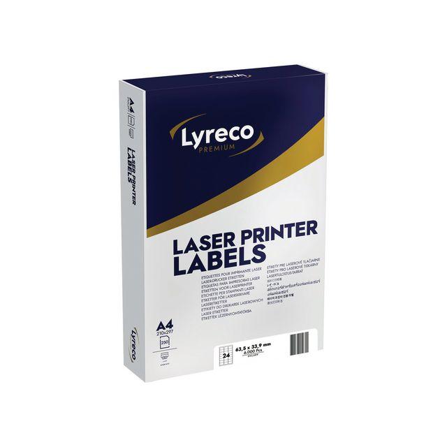 Label LYRECO 63,5x33,9mm 6000/fp