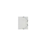 Rubber band folder LYRECO A4 PP 3-kl transp
