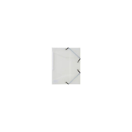 Rubber band folder LYRECO A4 PP 3-kl transp