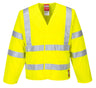 Bizflame Hi-Vis FR Long Sleeve Vest - Yellow