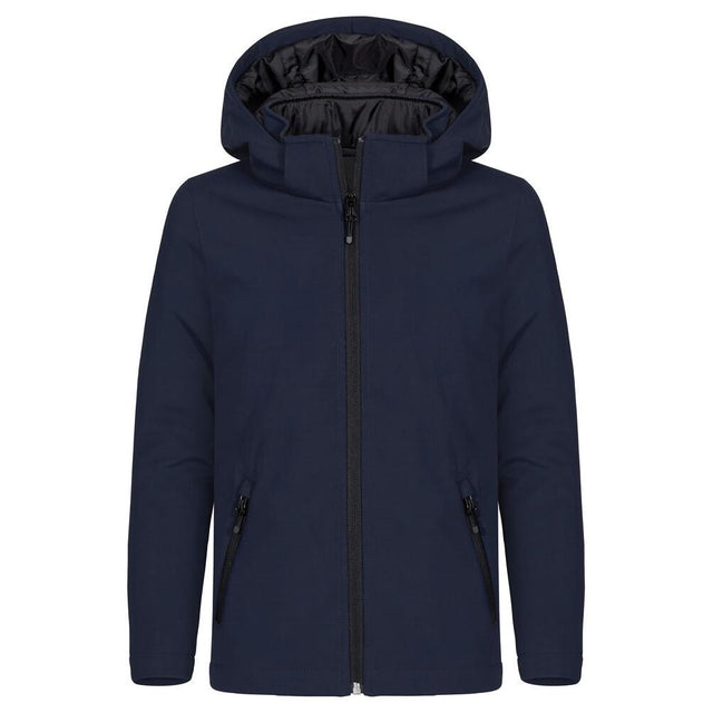 Padded Hoody Softshell Junior - Navy - Image 1