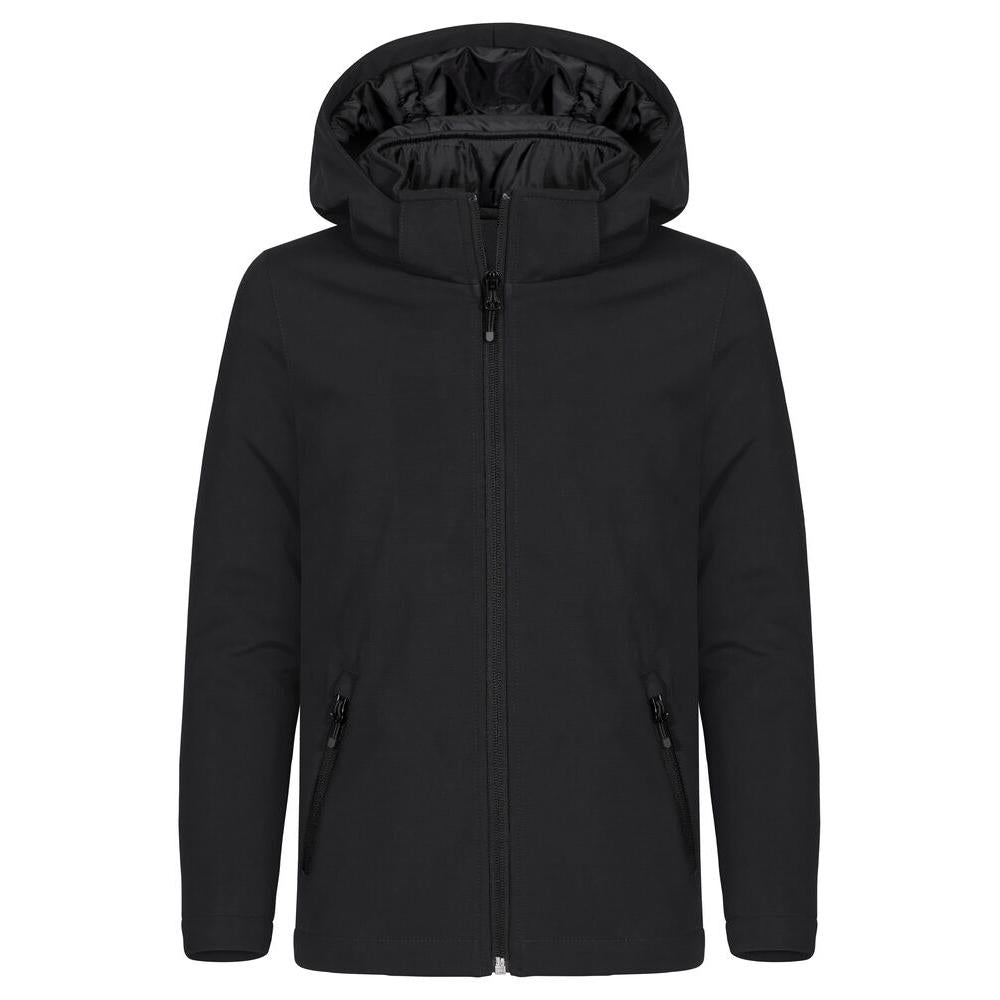 Padded Hoody Softshell Junior - Black - Image 1