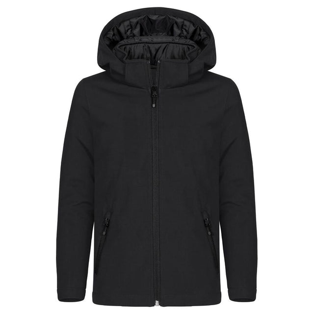 Padded Hoody Softshell Junior - Black - Image 1