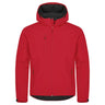 Classic Softshell Hoody - Red - Image 1