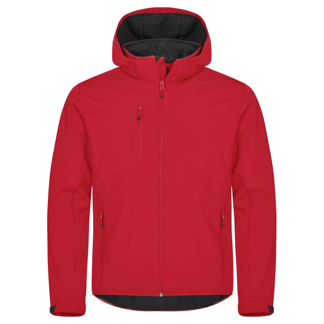 Classic Softshell Hoody - Red - Image 1