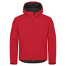 Classic Softshell Hoody - Red - Image 1