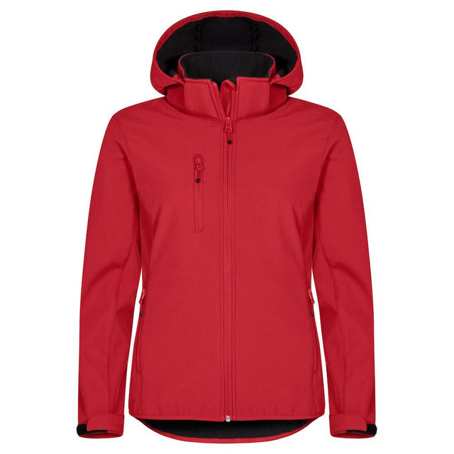 Classic Softshell Hoody Women - Red - Image 1