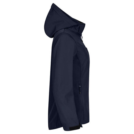 Classic Softshell Hoody Women - Dark Navy - Image 4