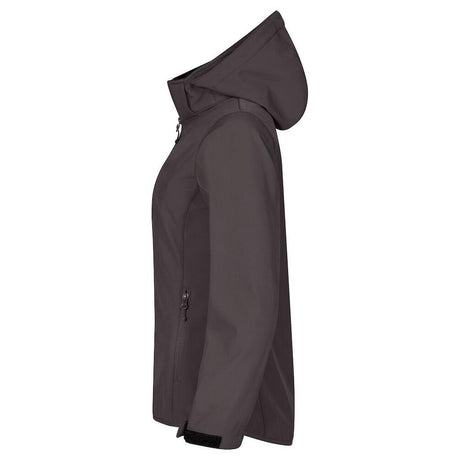 Classic Softshell Hoody Women - Dark grey - Image 3