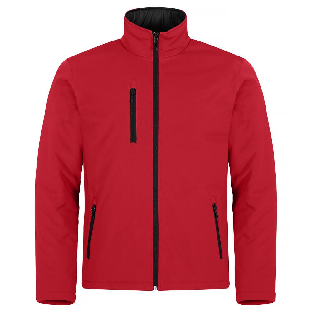Padded Softshell Jacket - Red - Image 1