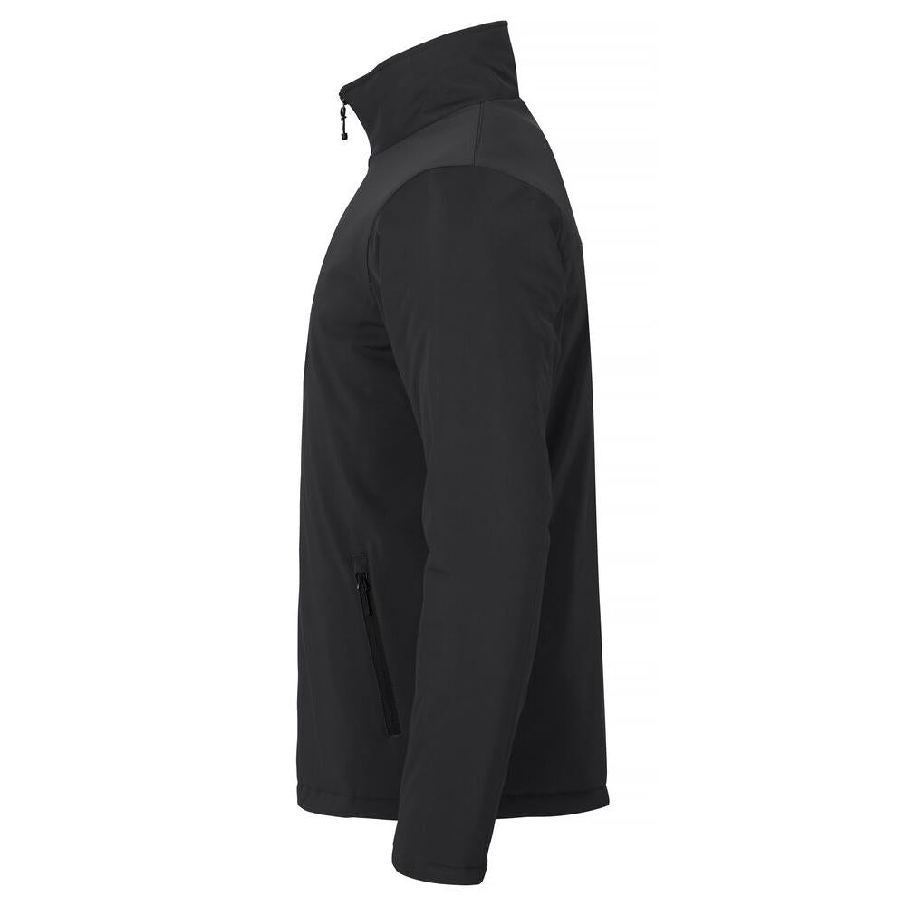 Padded Softshell Jacket - Black - Image 3