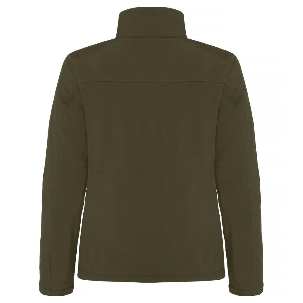 Padded Softshell Jacket Women - Fog green - Image 2