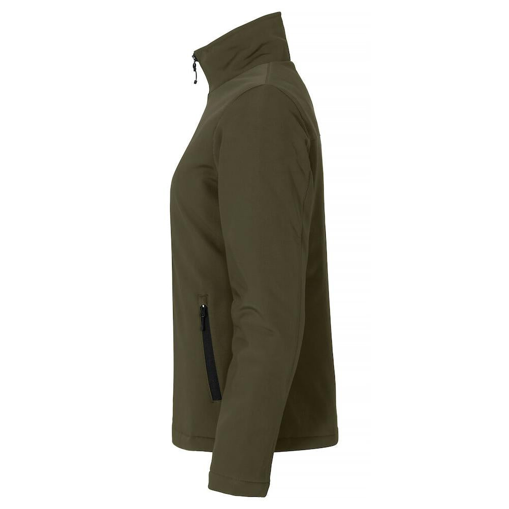 Padded Softshell Jacket Women - Fog green - Image 3