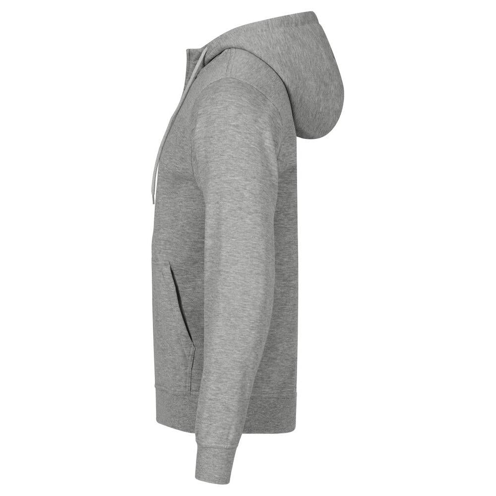 Miami Hoody Full Zip - Grey Mélange - Image 3