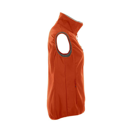 Basic Softshell Vest Ladies - Blood Orange - Image 3