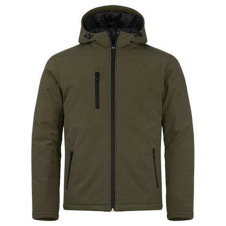 Padded Hoody Softshell - Fog Green - Image 1