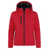 Padded Hoody Softshell Women - Red - Image 1