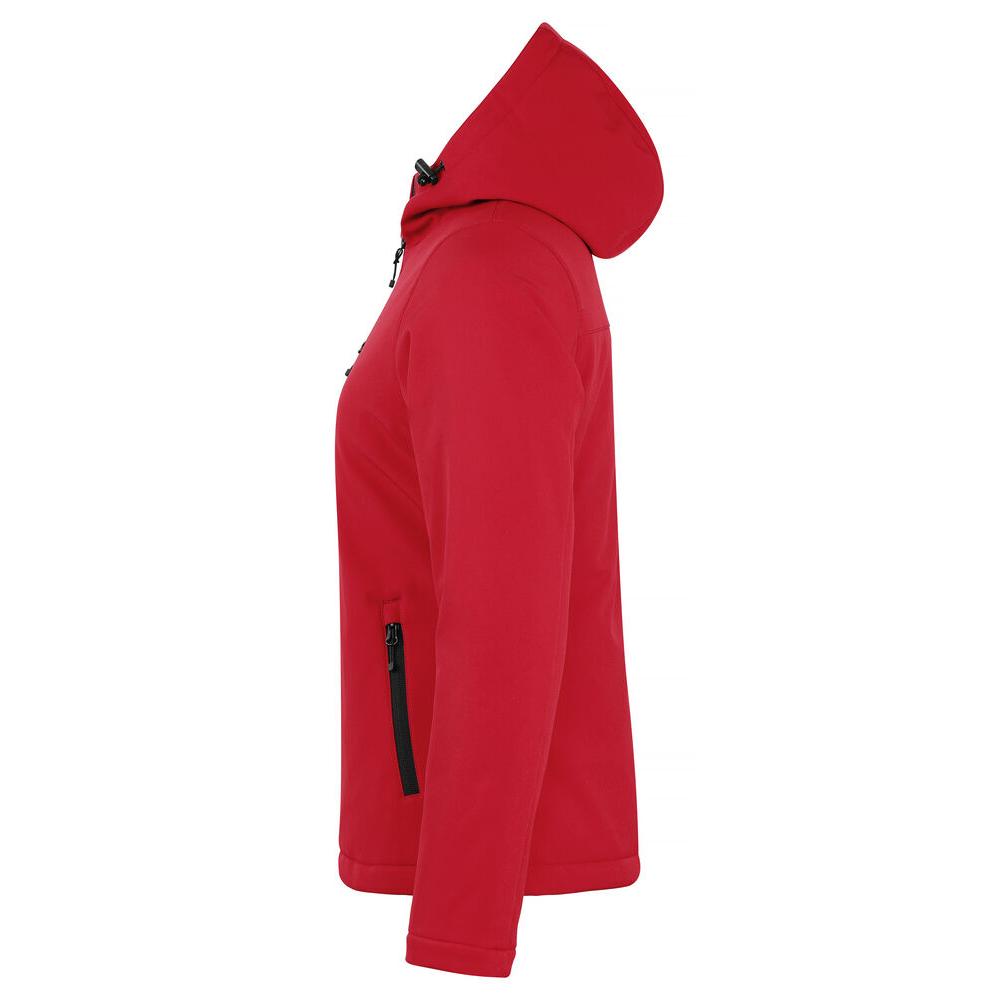 Padded Hoody Softshell Women - Red - Image 3