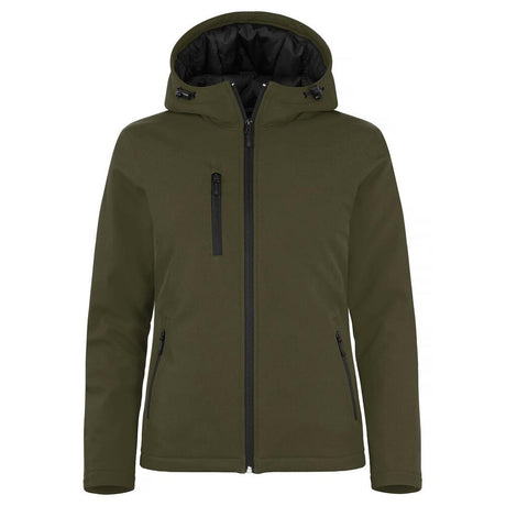 Padded Hoody Softshell Women - Fog Green - Image 1